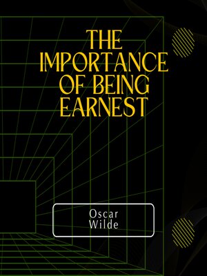 cover image of The Importance of Being Earnest